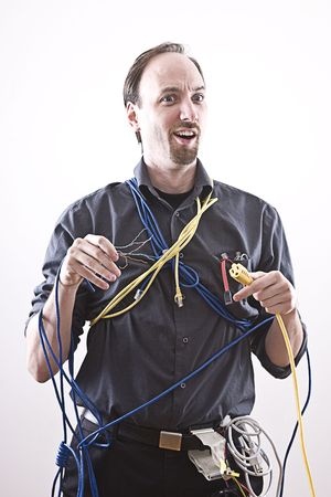 Bad technician bad patch job what not to do.